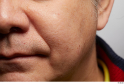Face Mouth Nose Cheek Skin Man Chubby Wrinkles Studio photo references